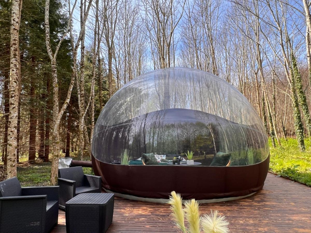 Logement insolite Bubble jungle Saint-Évarzec Exterior foto